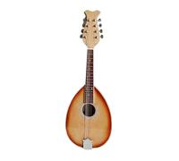 Professional Mandoline Instrument Gourd-shaped Treble Mandolin Gourd-shaped Mandolin Eight-string Instrument With Leather Box 8-wire Steel Strings(A)