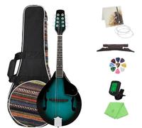 Professional Mandoline Instrument Mandolin A Style 8-String Instrument Mahogany Acoustic Mandolin Musical Instrument For Beginner(SET 3)