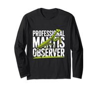 Professional Mantis Observer Bug Enthusiast Funny Nature Long Sleeve T-Shirt