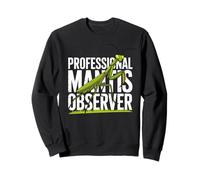 Professional Mantis Observer Bug Enthusiast Funny Nature Sweatshirt