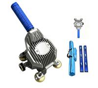 Professional Manual Tile Cutter, for Large Format Porcelain Slabs, Precise Track Guide Push Wheel Scoring Tool Kit with Suction Cups and Splicing Rails (1.5m, 2.2m, 2.30m, 3.0m, 3.8m)