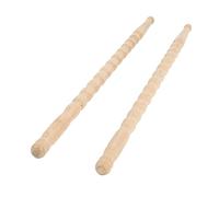 Professional Maple Wood Drumsticks Lightweight Percussion Sticks for Drummers Beginners Live Performances Practice Recording 2PCS