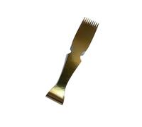 Professional Maqqash| Manqat | Manqash | Maamoul | Pastry Tongs | Dough Scraper Press | Baking Crimper Tool for Decorating and Sealing Shakarbura, Maamul, and Pie Crusts | (9 Precise Teeth)