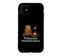 Professional Marshmallow Burner Funny Camping Bear Case for iPhone 11