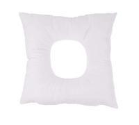 Professional Massage Bed Table Face Cradle Cushion Pillow with Breathing Hole Washable Cover - White Portable and Useful