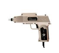 Professional Massage Equipment Magnetic Therapy Massage Gun,Electric Spinal Chiropractor Massager,Electric Chiropractic Adjusting Tool,3 Modes,6 Levels of Strength Adjustment,for Home A(Color:Golden)