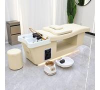 Professional Massage Shampoo Bed, Thai Beauty Head Spa Equipment with Fumigation and Water Circulation for Salons and Spas