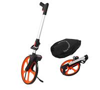 Professional Measuring Wheel, Distance Distance Measuring Wheel, Wheel Diameter: 31 cm, Circumference: 1 m, Range: 9999.9 m, With Counter, Stand and Carry Bag