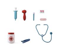 Professional Medical Acting Set for Children 8 Piece Toy, Blue