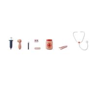 Professional Medical Acting Set for Children 8 Piece Toy, White