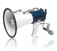 Professional Megaphone Pistol Grip Handheld Fist Microphone 500M with Siren 35W