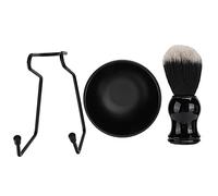 Professional Men Beard Shaving Tool Set Durable Stand Holder Hair Brush Soap Bowl, Men Shaving Kit for Luxurious Quality Feeling
