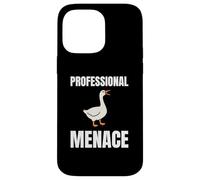 Professional menace Funny Goose Sayings Honk Goose Meme Case for iPhone 14 Pro Max