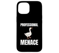 Professional menace Funny Goose Sayings Honk Goose Meme Case for iPhone 15