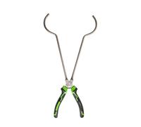 Professional Metal Crucible Tongs 36.5cm Long Handle Workshop Pliers Heat Resistant Metalworking Tools For Jewelry Making Metal Casting Laboratory Use Steel