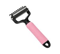 Professional Metal Deshedding Brush Tool for Pets Effectively Reduces Shedding and Tangles in Long Short Hair Comb Detangling Comb for Animal