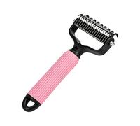 Professional Metal Deshedding Brush Tool for Pets Effectively Reduces Shedding and Tangles in Long Short Hair Comb Pet Hair Brush