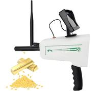 Professional Metal Detector, 1000m Range 30m Depth Underground Locator Identifying Machine with 3D LED Display, for Gold Silver Copper Diamonds