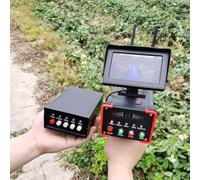 Professional Metal Detector with LCD Screen, 16M Deep & 100M Range Detection, High Sensitivity for Gold & Treasure Hunting(Red)