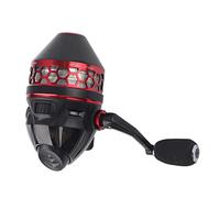 Professional Metal Fishing Reel Heavy Duty Saltwater Left Right Hand Casting Wheel Shooting Tool for Outdoor Anglers Black Red 4.0:1 Gear Ratio 180m Line Capacity