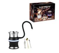 Professional Metal Food R Set with Brushes, Flexible Tube & Case for Home/chen Essentials USB Rechargeable Drink Smoker