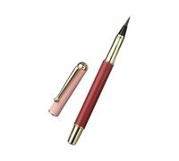 Professional Metal Fountains Pen Calligraph Brush with Flexible Tip for Detailed Inks Work Wolf Hair Small Regular Script Pen