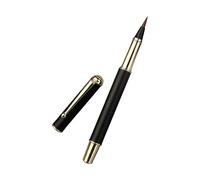 Professional Metal Fountains Pen Calligraph Brush with Flexible Tip for Detailed Inks Work Wolf Hair Small Regular Script Pen