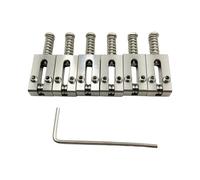 Professional Metal Guitar Tremolo Bridge Systems Easy Installation Suitable For Headless Electric Guitars Repairing Metal Alloy Roller Bridge