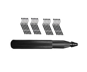 Professional Metal Hand Burr Edges Trimming Wood Deburring Tool with Replacement Cutter Pieces&Comfortable Handle