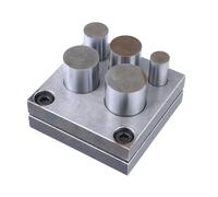 Professional Metal Hole Puncher for Craft Enthusiasts Practical Jewelers Disc with Precise Punching Position Art Tool