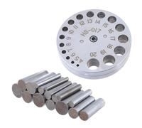 Professional Metal Hole Puncher With Adjustable Positions Jewelers Disc Punching Set Metal Circles Round Mold Office Supplies