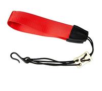 Professional Metal Hook Nylon Bb Clarinet Neck Strap with Thumb Tab, Bb Clarinet Harness Shoulder Strap (Red)