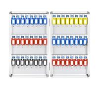 Professional Metal Key Cabinet with Lock Secure Key Storage for Home/Office Holds 32 Keys Ideal Key Management System for ion and Security.