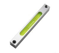 Professional Metal Level Tube 150mm Aluminum Level with 4"/2mm Accuracy for Machine Tools Equipment Furniture Installation(Silver and Green)