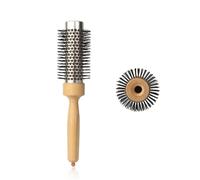 Professional Metal Round Hair Brush For Blow Drying Hair With Sectioning Pin High Temperature Resistance Hair Comb Quick Styling Hair Comb
