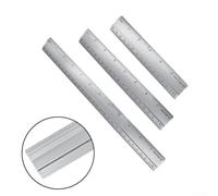 Professional Metal Ruler 20cm Aluminum Straight Edge - Non-Slip Architectural Scale for Engineers - Shatter Resistant Drawing Tool cm Inch(30cm)