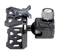 Professional Metal Saddles with Ball Head AntiSlip Base for DSLR Cameras Smooth Panoramic Rotation Mechanism Panoramic Ball Head for DSLR