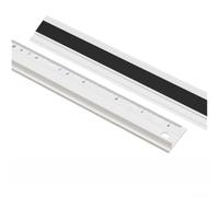 Professional Metal Scale Ruler 200mm Aluminium - Non-Slip Straight Edge for Architects & Engineers with Precise Etched Markings(C)