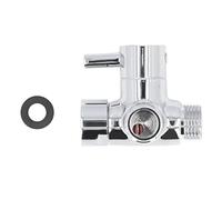Professional Metal Shower Arm Diverter Valve, Shower Head Diverter for Hand Shower and Fixed Shower, G1/2 Universal Connection, Chrome - Plated Copper Diverter with Lever Control