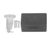 Professional Metric Dial Test Indicator, 0.01mm Accuracy 0-0.8mm Range, Industrial Grade End Face Lever Gauge with Stainless Steel Construction, for Geometry and Parallelism Meas