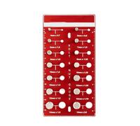 Professional Metric Thread Checker Tool for Identifying Screw Fastener and Bolt Sizes in Various Applications Thread Identification Tool