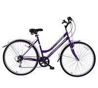 Professional Metropolitan Womens Bike 700c Wheel Hybrid 16" Frame Purple