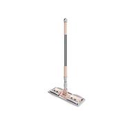 Professional Microfiber Flat Mop - Stainless Steel Handle, Aluminum Alloy Plate
