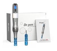 Professional Microneedling Pen 6 Speed Adjustable Digital Display Wireless Derma Pen with 0-2.5mm Needle Depth Rechargeable Auto Microneedle System for Home Salon Face Skin Care