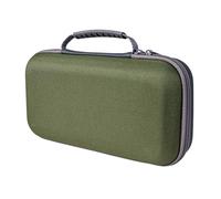 Professional microphone case storage bag featuring hand strap adjustable dividers for musicians on the go