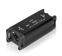 Professional Microphone Preamp for Dynamic and Ribbon Mics, 20Hz-20kHz±1dB, Low Noise <3mV, Aluminium Housing, Compact 122x48x40mm, Studio Recording & Livestream Broadcast