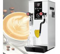 Professional Milk Frother Machine - Full-Automatic Steam Boiling & Frothing, 2200W Fast Heating, Creates Dense Foam in 2 Minutes, Safety Auto Relief