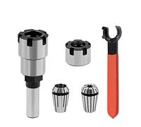 Professional Milling Cutter Double Extension Chuck Adapter Set High Abrasion Resistance Steel Engraving Woodworking