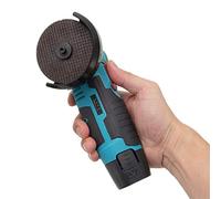 Professional Mini Cordless Angle Grinder, 500W Brushless Motor, Mini Angle Grinder Polishing Machine with 2Pcs Ø76mm / Ø3 inch Cutting Discs, 2Pcs 12V 1500mAh Batteries