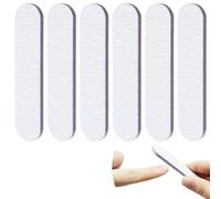 Professional Mini Nail Files 100/180 Grit Double Sided Nail File, Fingernail Files Manicure Tools Toenail Grinding File, Pet Grooming Tools (6 Pcs)